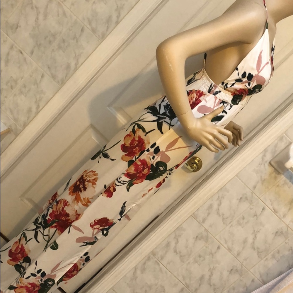 FLORAL PRINT MAXI DRESS - Picture 7 of 9